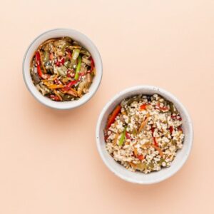 Chop suey de cerdo (300 kcal)